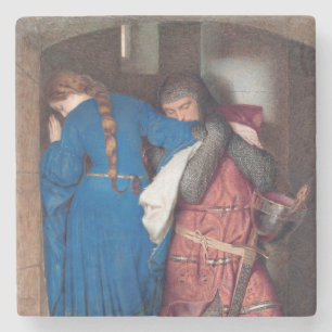 Porta-copo De Pedra O Encontro na Escada da Torre (por F.W. Burton)
