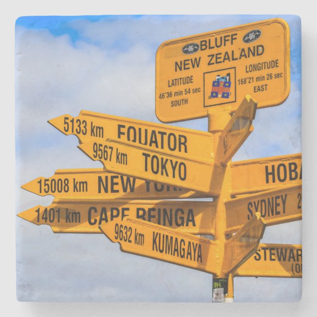 Porta-copo De Pedra O fim da estrada (Frente)