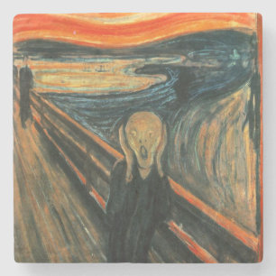 Porta-copo De Pedra O Gritar Edvard Munch Modern Expressionist Art
