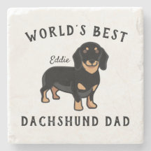 O melhor Pai personalizado de Dachshund do mundo