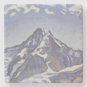 Porta-copo De Pedra O Monge Montanha Com Nuvens (Ferdinand Hodler)