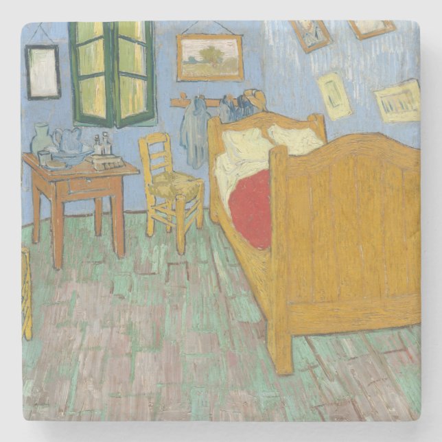 Porta-copo De Pedra O quarto de Van Gogh (Frente)