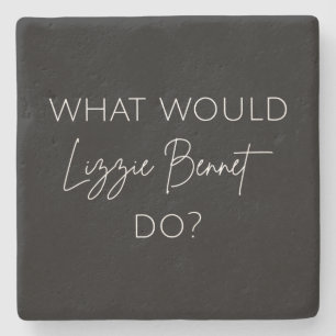 Porta-copo De Pedra O Que Lizzie Bennet Faria?