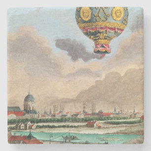 Porta-copo De Pedra O terraço do Monsieur Franklin em Passy