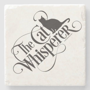 Porta-copo De Pedra O Whisperer do gato