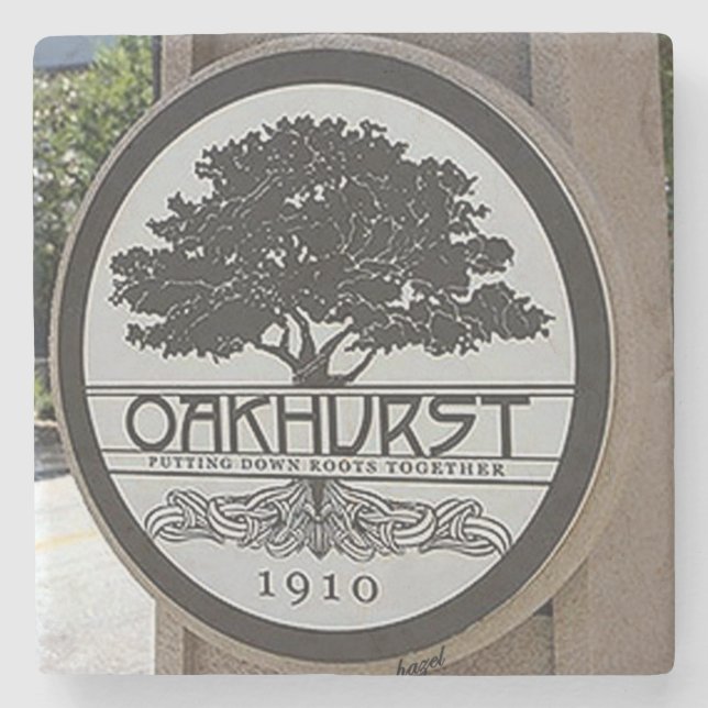 Porta-copo De Pedra Oakhurst, Porta copos Oakhurst, Decatur Oakhurst (Frente)