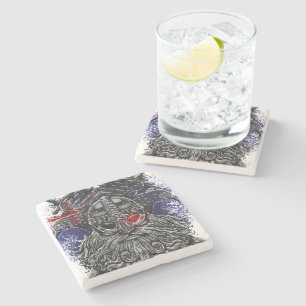 Porta-copo De Pedra Odin ravens espadas viking Mythology bandeira da A