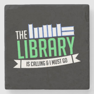 Porta-copo De Pedra Oferta de Livros da Biblioteca Bibliotecária