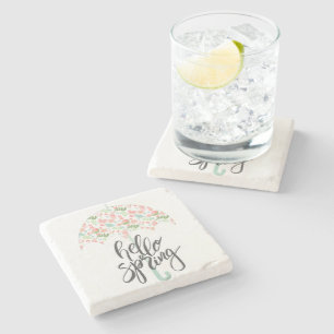 Porta-copo De Pedra Olá Guarda-Chuva de Primavera