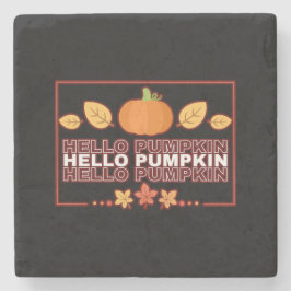 Porta-copo De Pedra Olá, Pumpkin Autumn Party