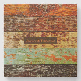 Porta-copo De Pedra Old Dock Treasures Coasters