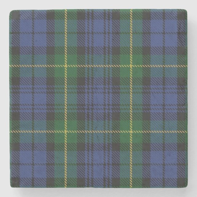 Porta-copo De Pedra Old Scots Tavern Clan Gordon Tartan (Frente)