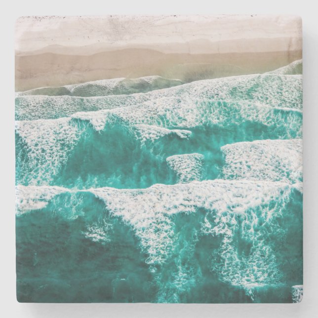 Porta-copo De Pedra Ondas (Frente)