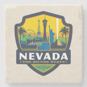 Porta-copo De Pedra Orgulho de Estado Nevada