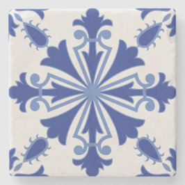 Porta-copo De Pedra Ornamentado Bloom