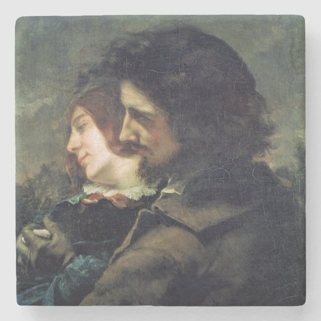 Porta-copo De Pedra Os amantes felizes, 1844 (Frente)