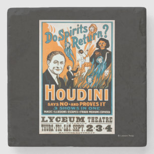 Porta-copo De Pedra Os espírito retornam? Houdini diz NÃO - prova-o
