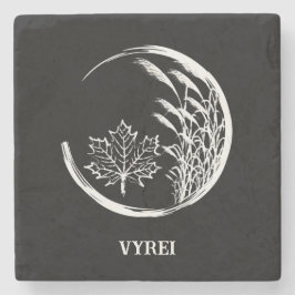 Porta-copo De Pedra Outono / Queda