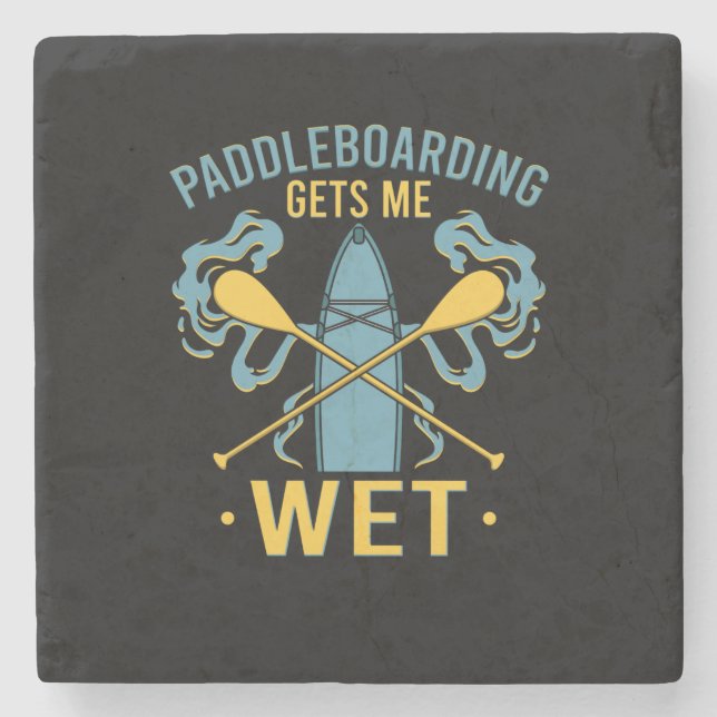 Porta-copo De Pedra Paddleboard (Frente)