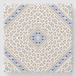 Porta-copo De Pedra Padrão de bordados palestino Design impresso