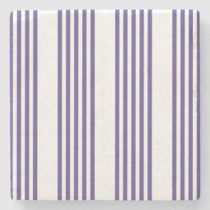 Porta-copo De Pedra Padrão de cinco faixas ultravioleta e branca