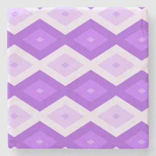 Porta-copo De Pedra Padrão de diamante roxo brilhante