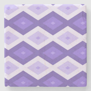 Porta-copo De Pedra Padrão de diamante violeta