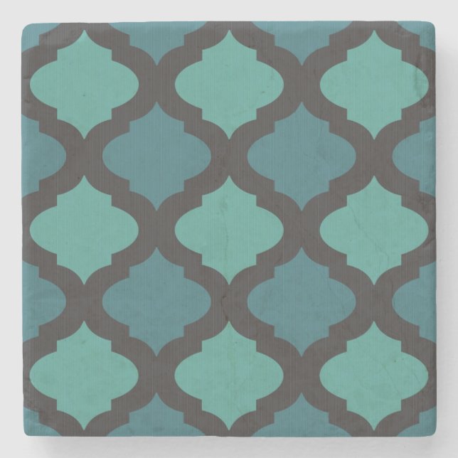 Porta-copo De Pedra Padrão de mosaico no estilo de árabe (Frente)