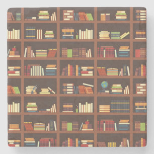 Porta-copo De Pedra Padrão do livro