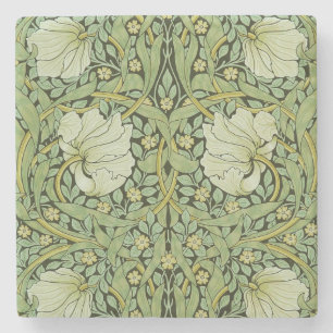 Porta-copo De Pedra Padrão Floral Vintage William Morris Pimpernel