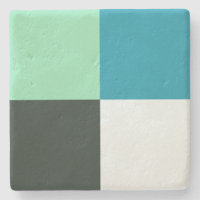 Padrão Moderno Azul Azul Aqua Azul-Teal Branco do 