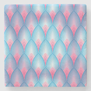 Porta-copo De Pedra Padrão Petal Rosa E Teto