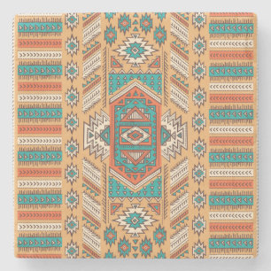 Porta-copo De Pedra Padrão tribal, perfeito para decoração.