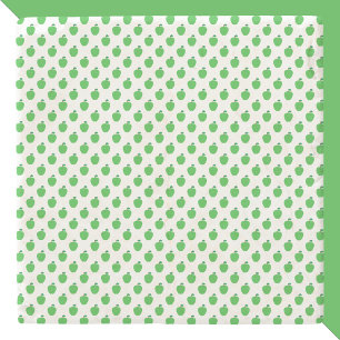 Porta-copo De Pedra Padrão Verde da Fruta Apple