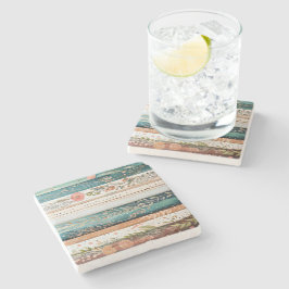 Porta-copo De Pedra Padrões mistos shabby chic