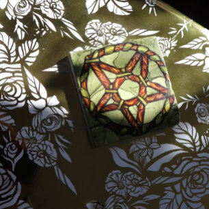 Porta-copo De Pedra Pagan Druid Pentagram Art Nature Witch