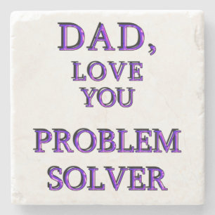 PORTA-COPO DE PEDRA PAI, AMO O SEU PROBLEMA SOLVER 2