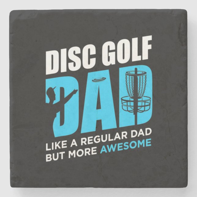 Porta-copo De Pedra Pai de Golf de Disco (Frente)