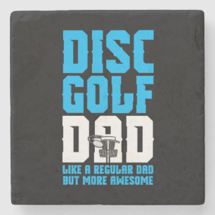 Porta-copo De Pedra Pai de Golf em Disco Ortoso