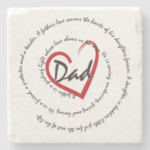 PORTA-COPO DE PEDRA PAI - DIA DE OS PAIS