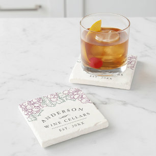 Porta-copo De Pedra País Vinho Gelar de vinho doméstico personalizad