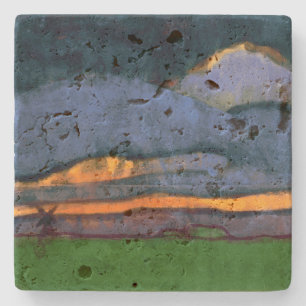 Porta-copo De Pedra Paisagem de Pântano com um Moinho   Emil Nolde  