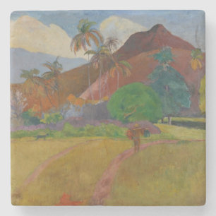 Porta-copo De Pedra Paisagem de Tahitian, 1891 (óleo em canvas)