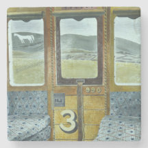 Paisagem do trem (por Eric Ravilious)
