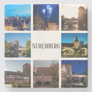 Porta-copo De Pedra paisagens de Nuremberga