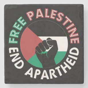 Porta-copo De Pedra Palestina Livre Termina Pavilhão Apartheid