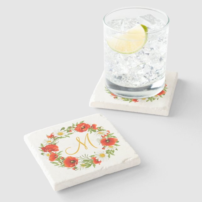 Porta-copo De Pedra Papagaios vermelhos Corados Amarelos Brancos Ruas  (Lateral)