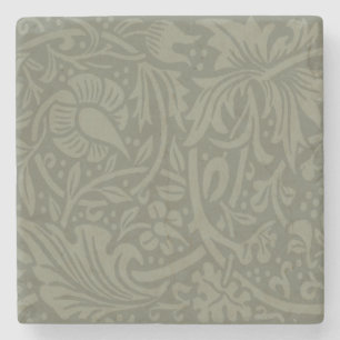 Porta-copo De Pedra Papel de parede floral Narciso William Morris