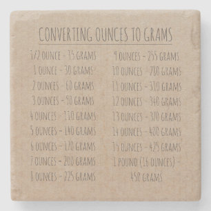 Porta-copo De Pedra Papel Kraft simples - Versão do Gráfico de Convers