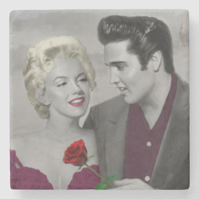 Porta-copo De Pedra Paris B&W (Frente)